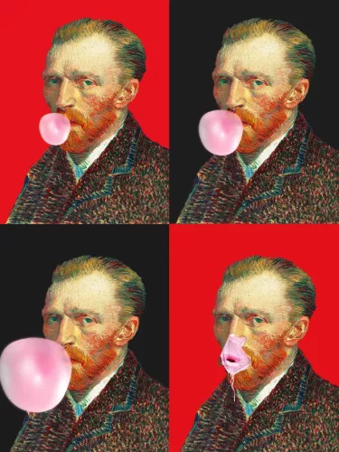 Vincent Gum Explosion 80x120 cm