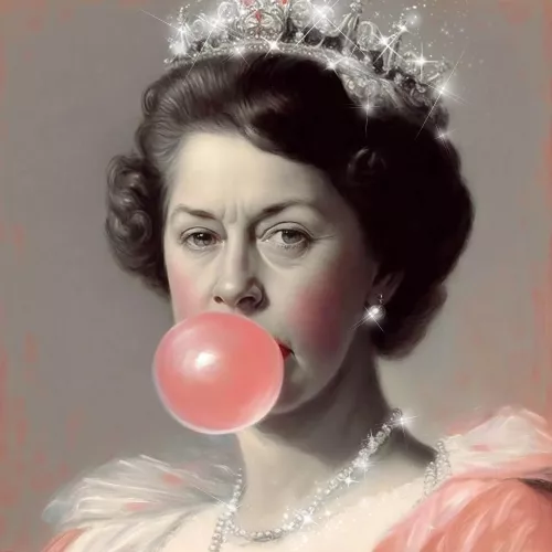 Glitter Queen  100x100 cm