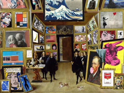 Modern Art Gallery 80x120 cm