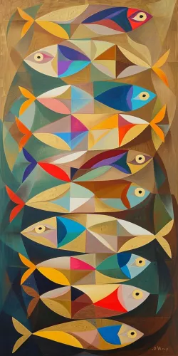 MONDiART Fishes  90x200 cm (106162)