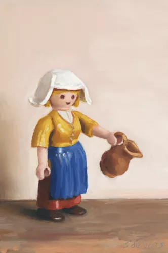 MONDiART Playmobil Melkmeisje  80x120 cm (106202)