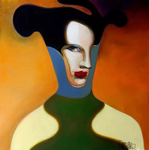 Bust #8 100x100 cm