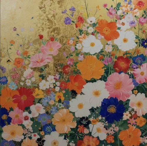 Colorful  100x100 cm