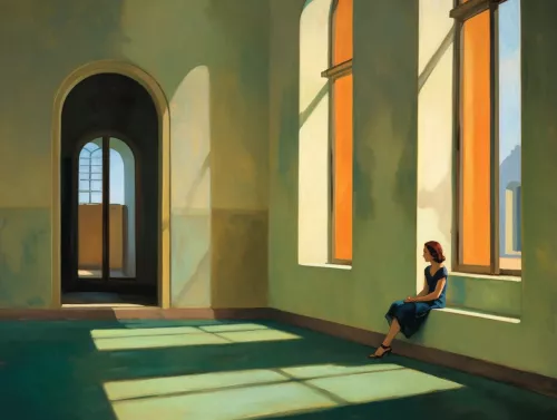 Morningsun moment  80x120 cm