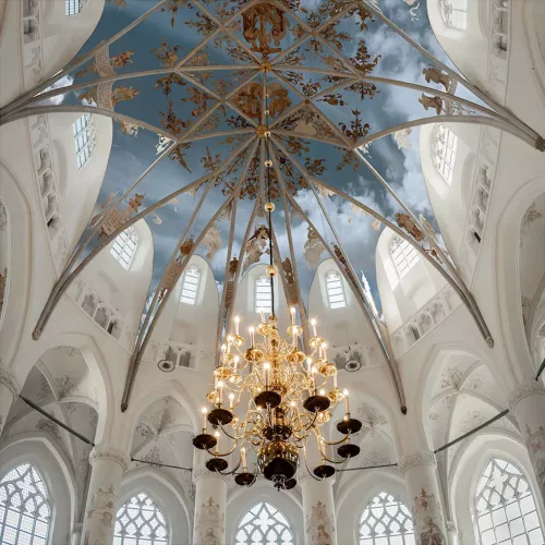 Grote Kerk Harderwijk  80x80 cm