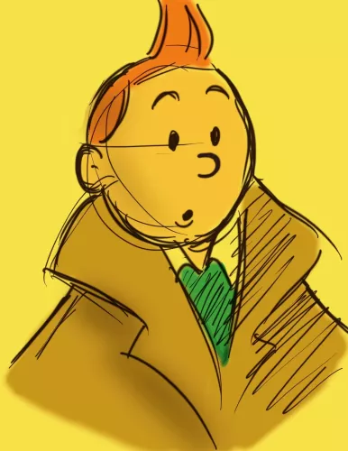 MONDiART Tintin  80x120 cm (106742)