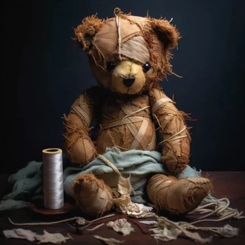 Broken  100x100 cm