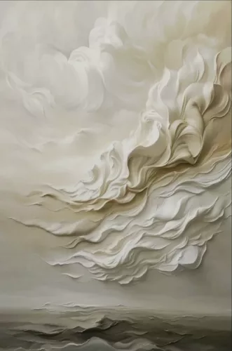 MONDiART Clouds dancing at sea  80x120 cm (106802)
