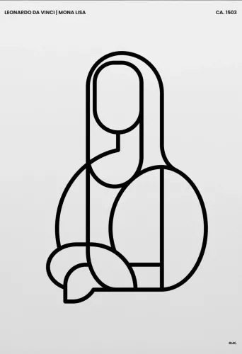 MONDiART Mona Lisa 120x180 cm  (106861)