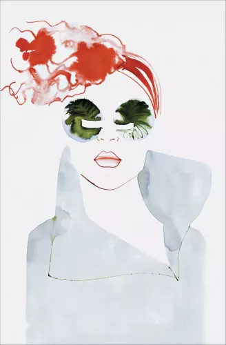 Red hair  80x120 cm