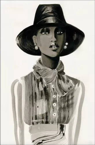 Black pearl  80x120 cm