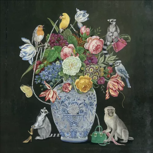 Catch the thief  100x100 cm