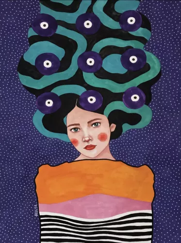 Beneath the waves 80x120 cm