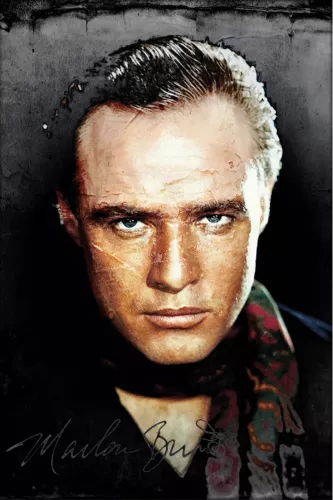 Marlon's Signature  120x180 cm
