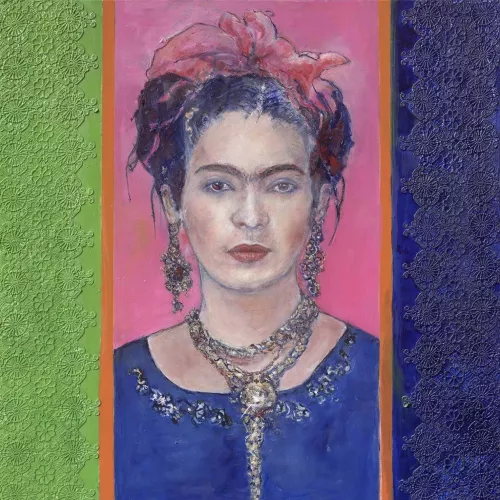 Frida's sister 80x80 cm