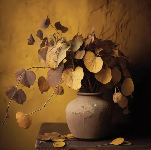 Fall still  80x80 cm