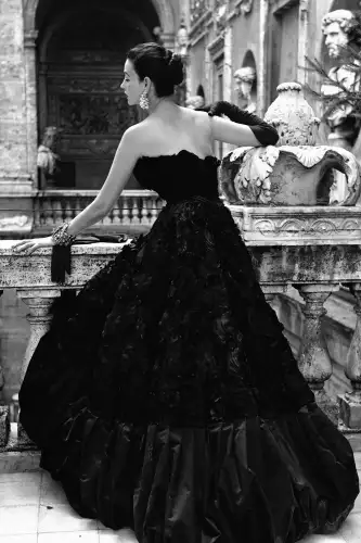 MONDiART Black evening dress Roma  (100236)