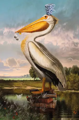MONDiART American white pelican  (102037)
