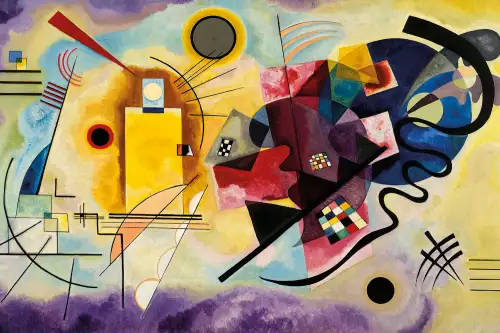 MONDiART Red yellow & blue Kandinsky  (102328)