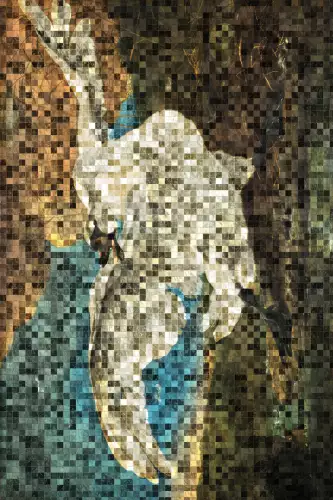 MONDiART Threatened swan - Pixels  (102700)
