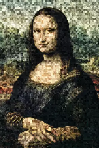 Mona Lisa - Pixels 