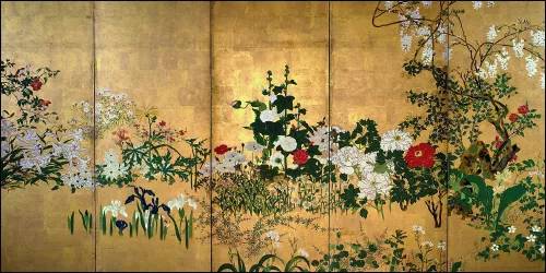 Screen spring & summer flowers 