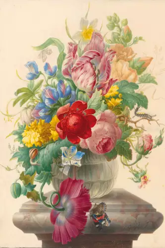 Flowers in a vase 
