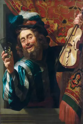 A jolly violinplayer 