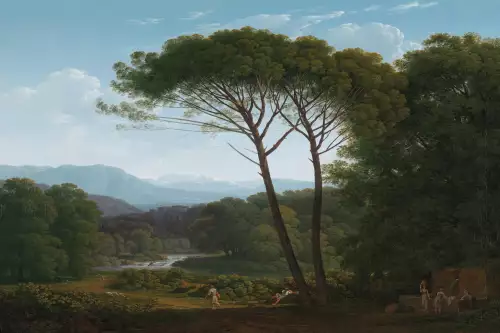 MONDiART Italian pinetree landscape  (102893)
