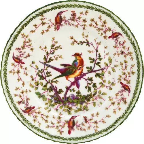 MONDiART ique bird plate  (103122)