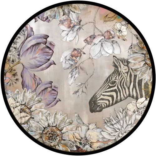 MONDiART Floral Zebra Frame BL (103704)