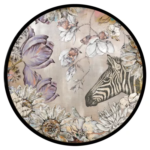 MONDiART Floral Zebra Frame BL (103704)