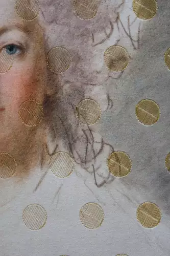 MONDiART 60/80 Unfinished Marie-Antoinette EMB002VEL+L4050 White (103907)