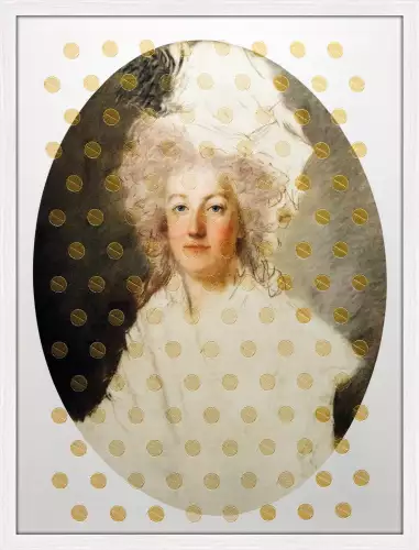 MONDiART 60/80 Unfinished Marie-Antoinette EMB002VEL+L4050 White (103907)