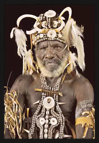 MONDiART 128/188 Village Elder Papua New Guinea WH2000+L4050 Black (103978)
