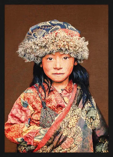 80/120 Tibetan Child Taupe WH2027+L4070 Black