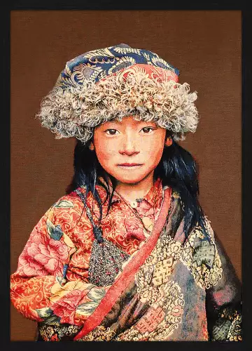 MONDiART 80/120 Tibetan Child Taupe WH2027+L4050 Black (103994)