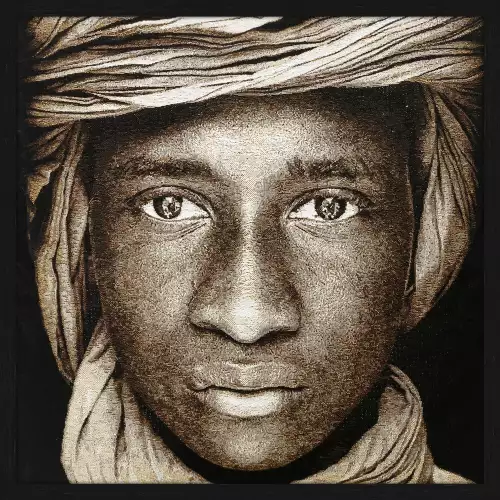 43/43 Tuareg Boy Mali WH1620+L4050 Black