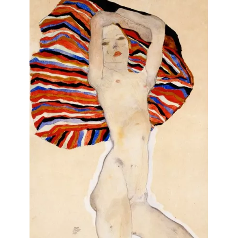 Egon Schiele - Nude Woman