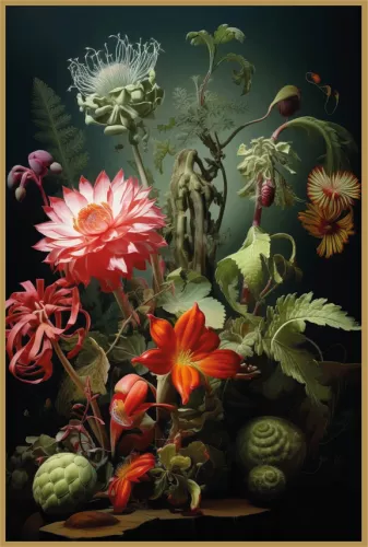 Modern still II - Frame BL Gold