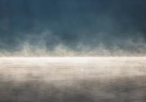 MONDiART Morning fog at the lake Frame BL Black (104917)