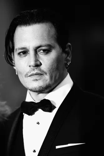 Johnny Depp in a suit