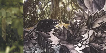 MONDiART Magical forest back + Frame BL black (105310)